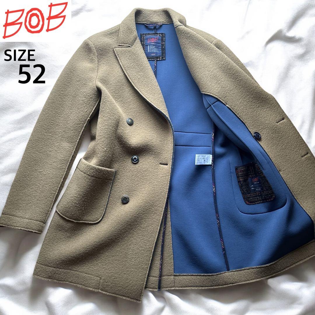 ✨ビッグサイズ2XL✨BOB チェスターコート ボンディング ベージュ 52