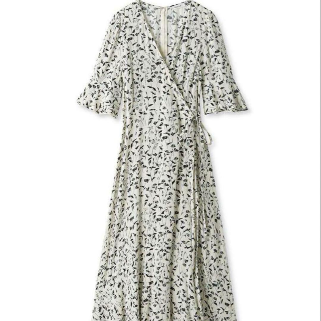 [フレイ アイディー] カシュクールプリントワンピース FWFO251082