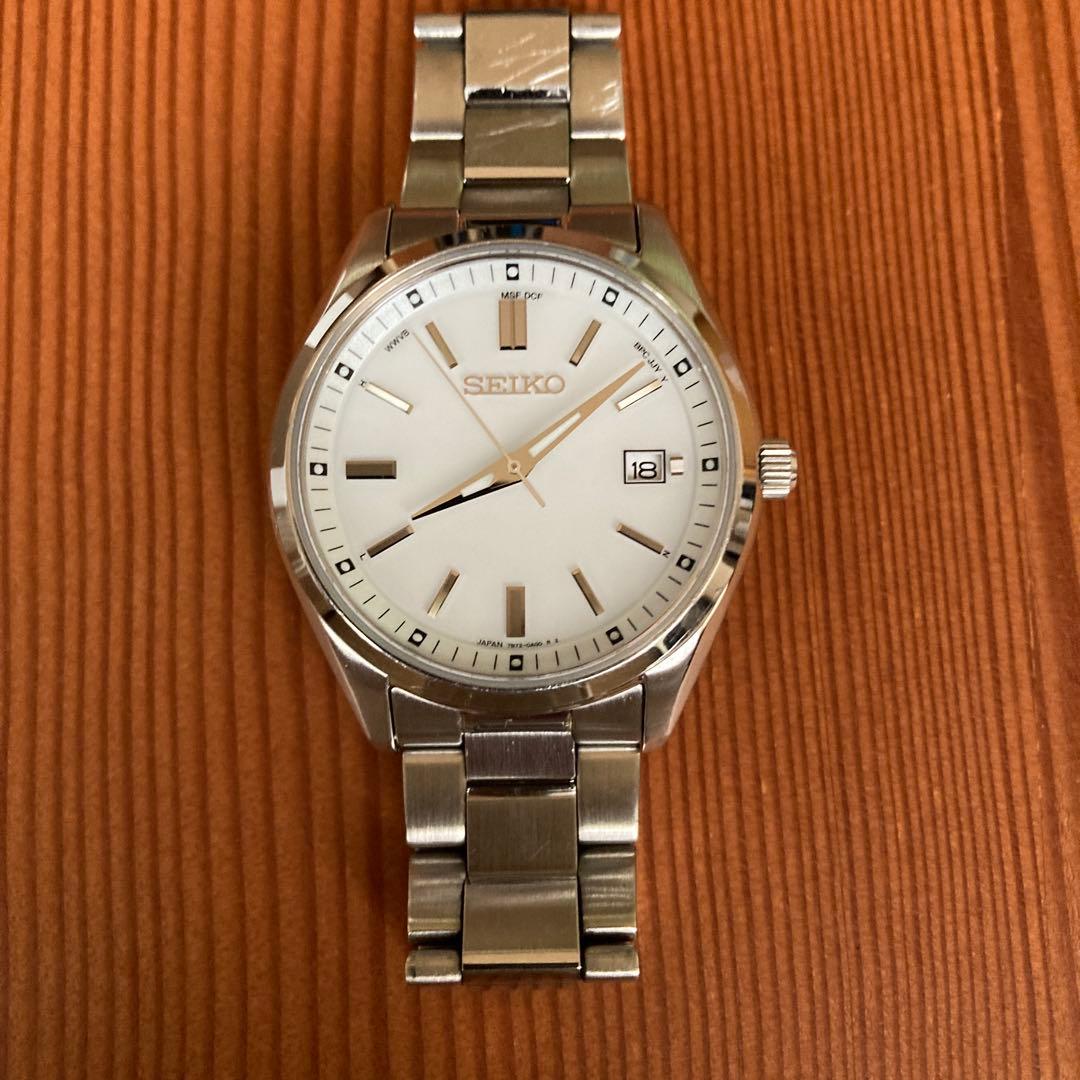 ２０２４年６月購入／セイコー／ＳＢＴＭ３１７ホワイト／ソーラー／￥５１,７００