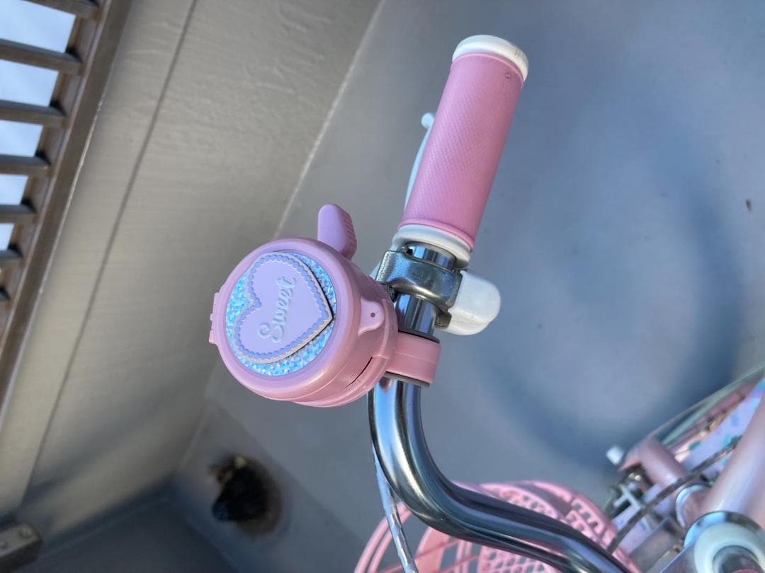 HR☆　子供用自転車　アサヒサイクルのメゾピアノ 紫色とピンク 18インチ