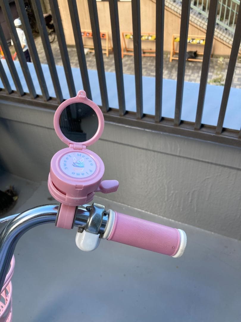 HR☆　子供用自転車　アサヒサイクルのメゾピアノ 紫色とピンク 18インチ