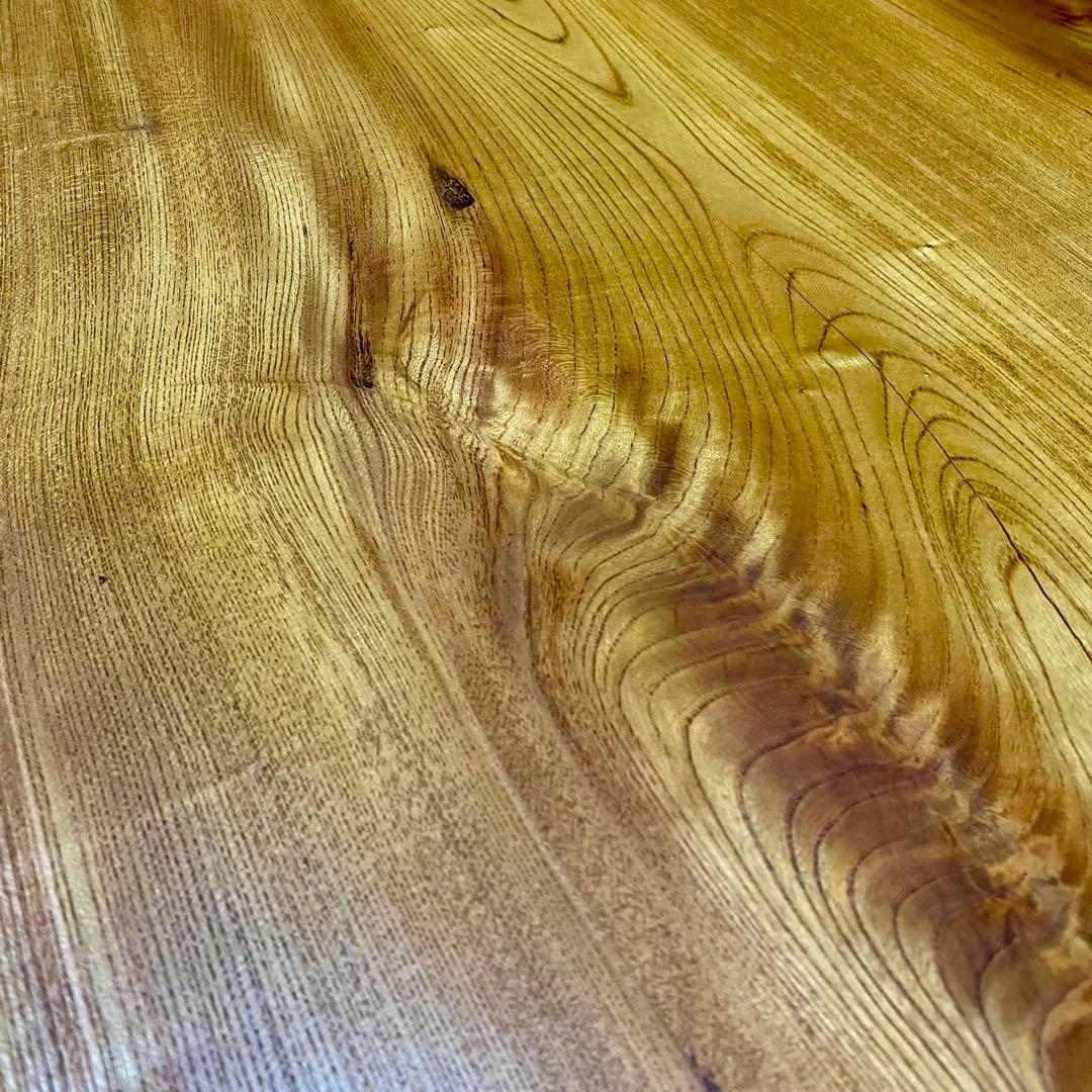 【週末セール】一枚板　欅　天然木　テーブル 無垢　けやき　103