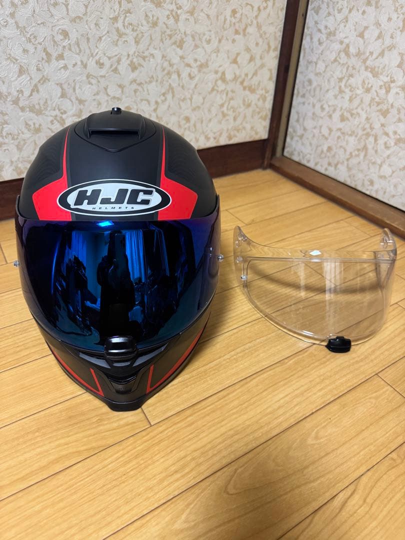 HJC フルフェイスヘルメット ミラーシールド付き