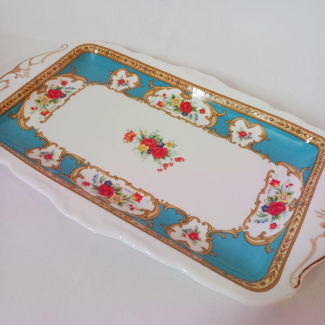 稀少　ロイヤルアルバート　リバティーローズ サンドイッチトレー　プレート