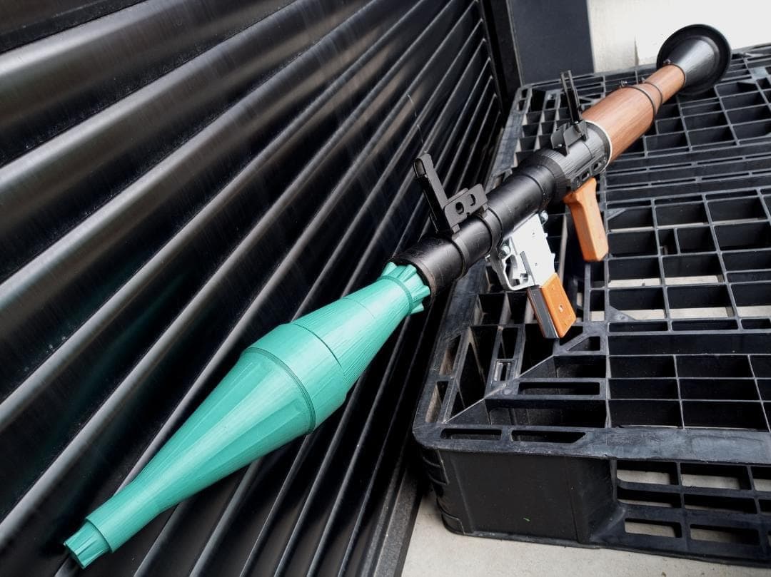 フルスクラッチ RPG-7 ロケットランチャー 3Dプリンター 成形 O