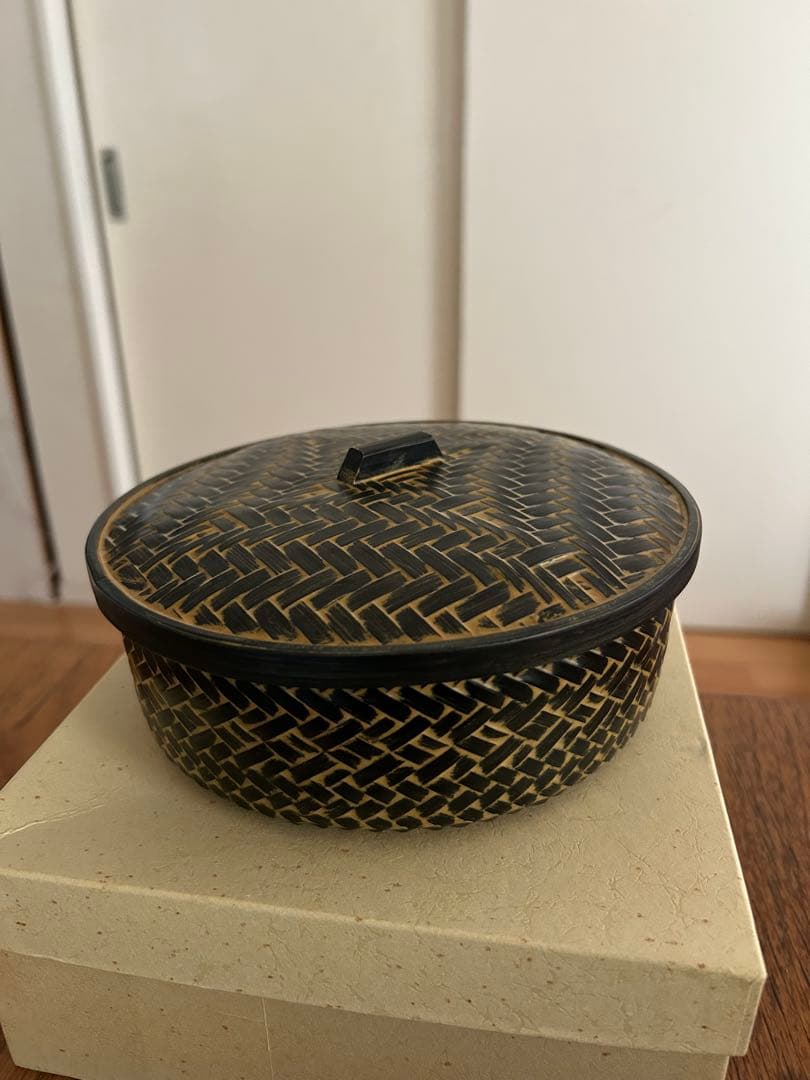 ★ 井上らんたい漆器　菓子器　小物入れ　正月