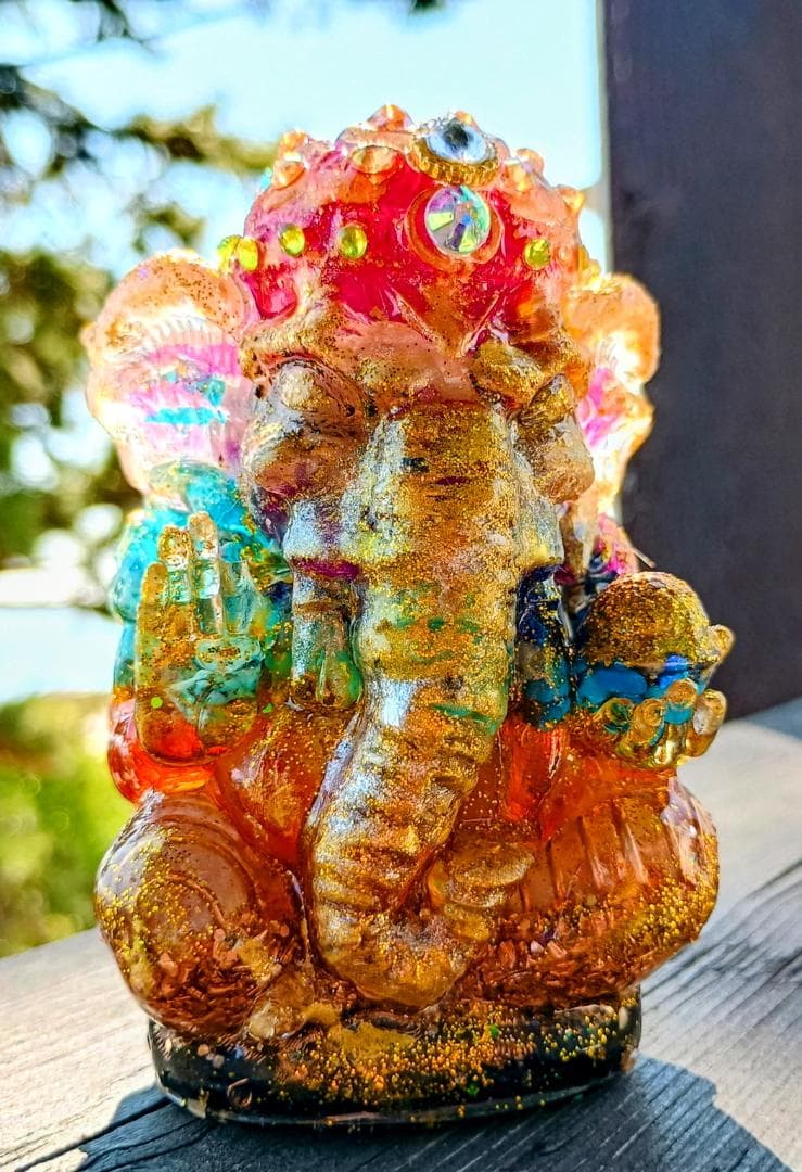 CHAKRA✧RAINBOW✧ガネーシャのオルゴナイト♥️やまさま♥️専用