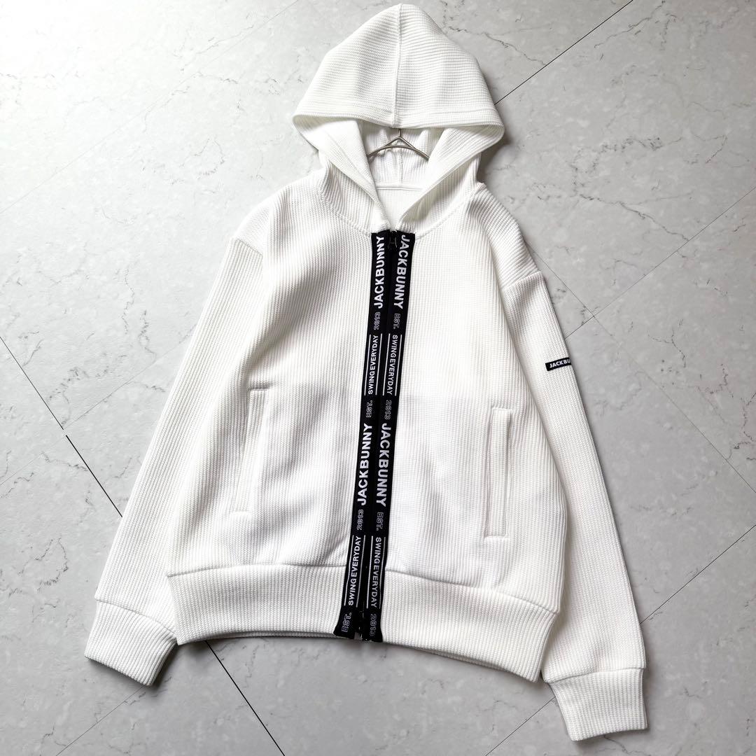 美品 ジャックバニー クォーターゲージ ジップブルゾン パーカー 0 2024年