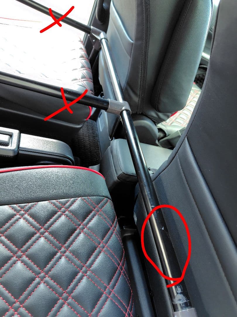 車中泊用マット＆土台イレクターパイプ