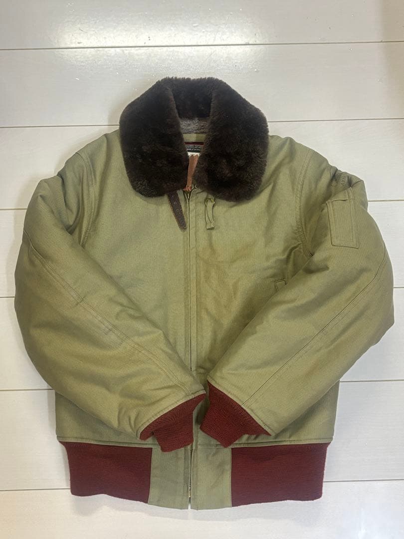 バズリクソンズ　B-15 COLVINEX　赤リブ　刻印ホイッスル付き