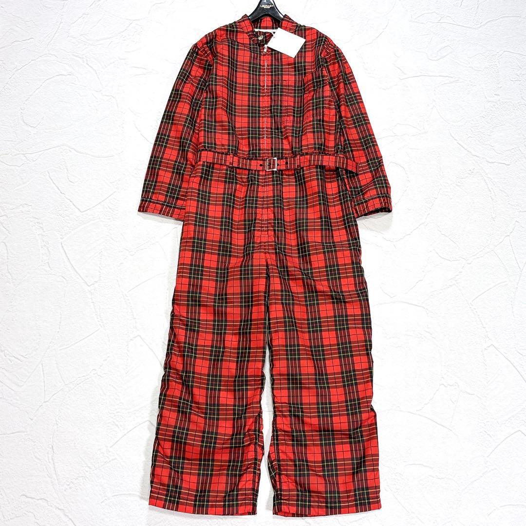✨タグ付き✨AD2023 タオコムデギャルソン　ジャンプスーツ　チェック　つなぎ