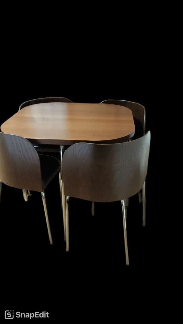 IKEA FUSION  4人掛け ダイニングテーブルセット