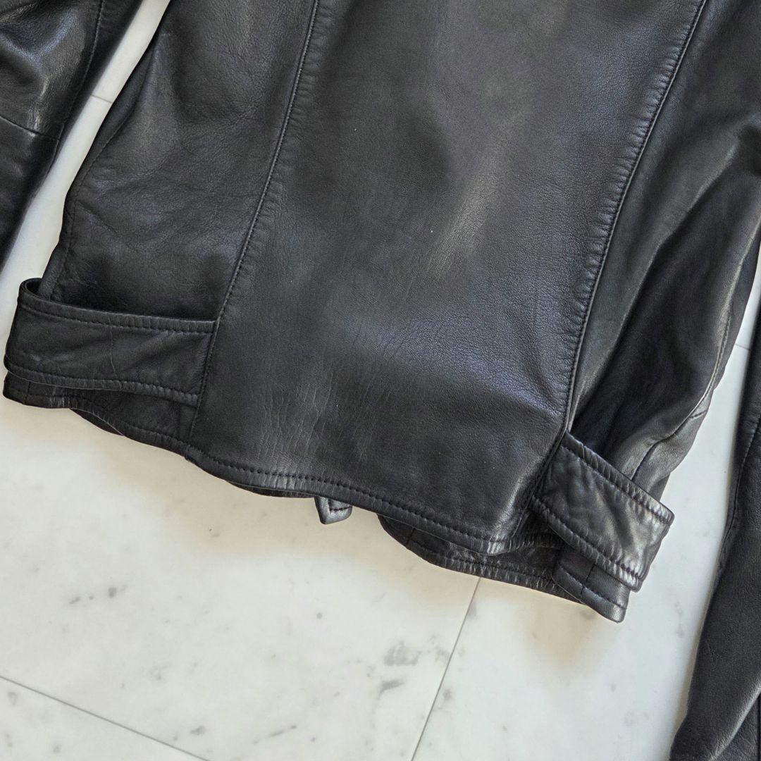 ALLSAINTSレザー ジャケット UK4 オールセインツ ラムレザー　ダブル