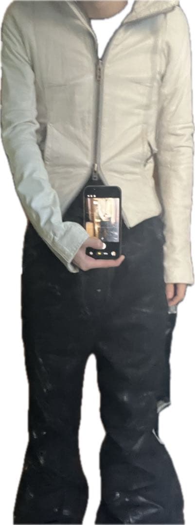 swag 00s 羊革　archive opium vkei ホワイトレザー