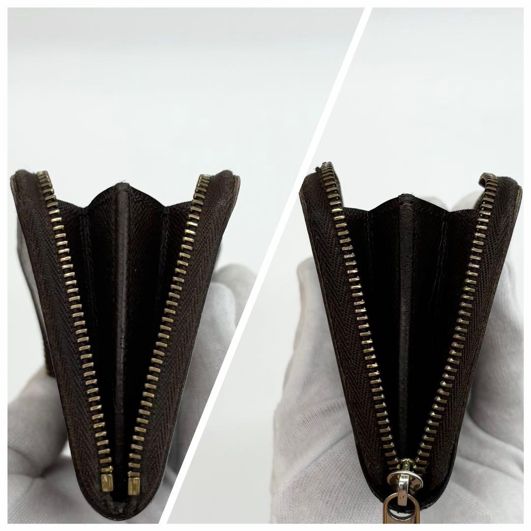 ✨極美品✨ルイヴィトン　ダミエ　エベヌ　ジッピーパース