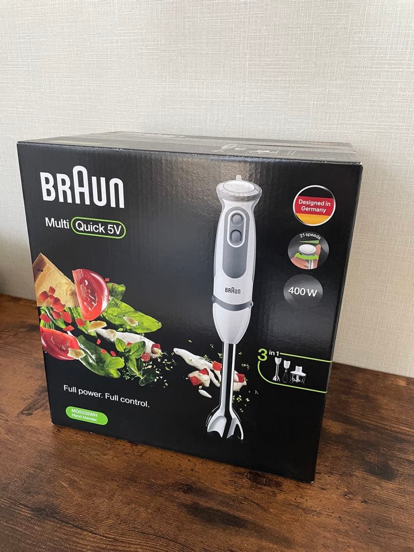 【新品未開封】BROWN ブラウン マルチクイック5ハンド ブレンダー