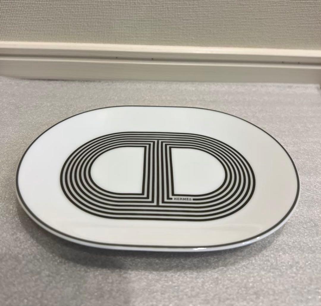 廃盤　HERMESラリー オーバルプレートミニ15cm