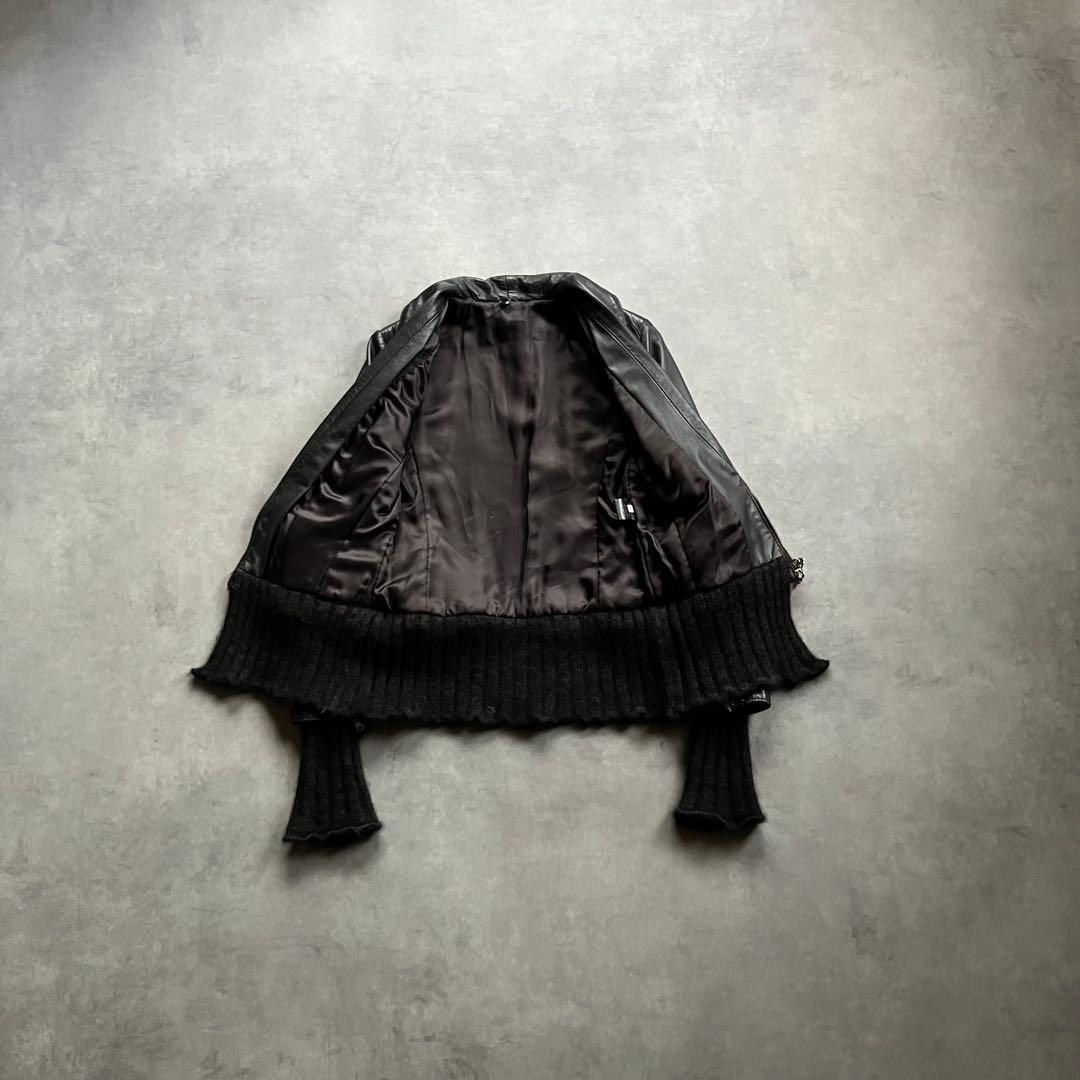 ジャケット・アウター 00s y2k archive docking lether jacket