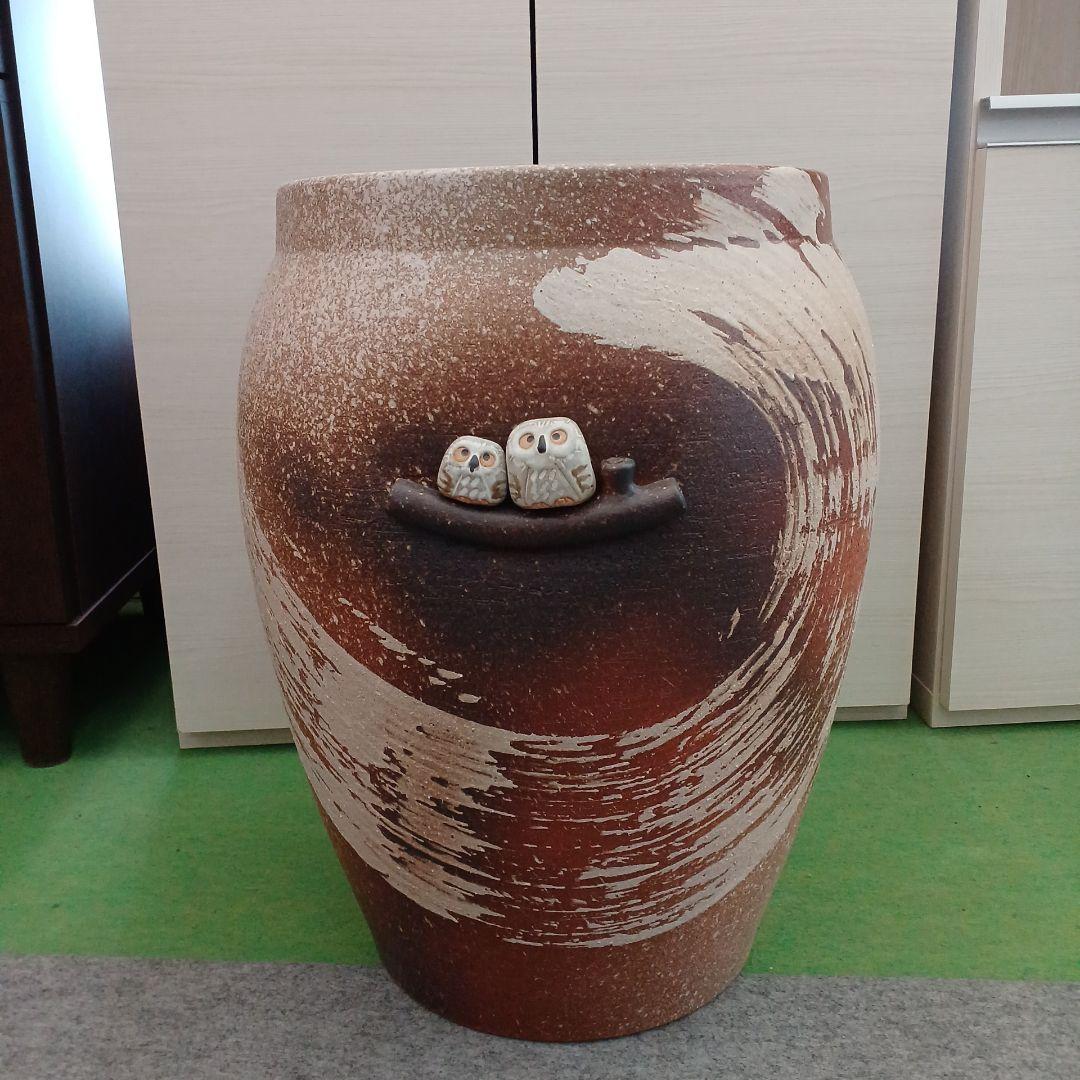 信楽焼　傘立て