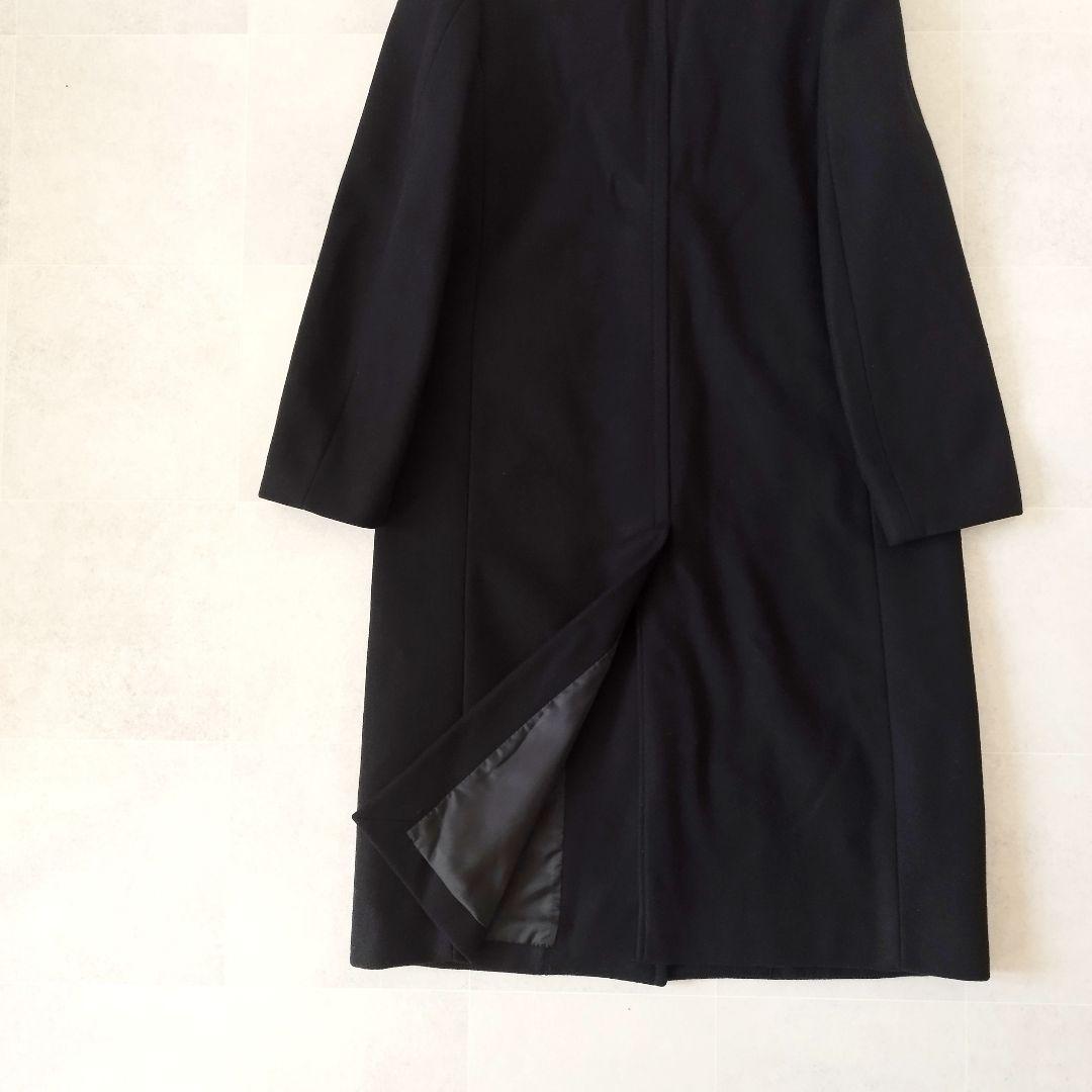 iCB シェルメルトンチェスターコート ロング丈コート Mサイズ 黒