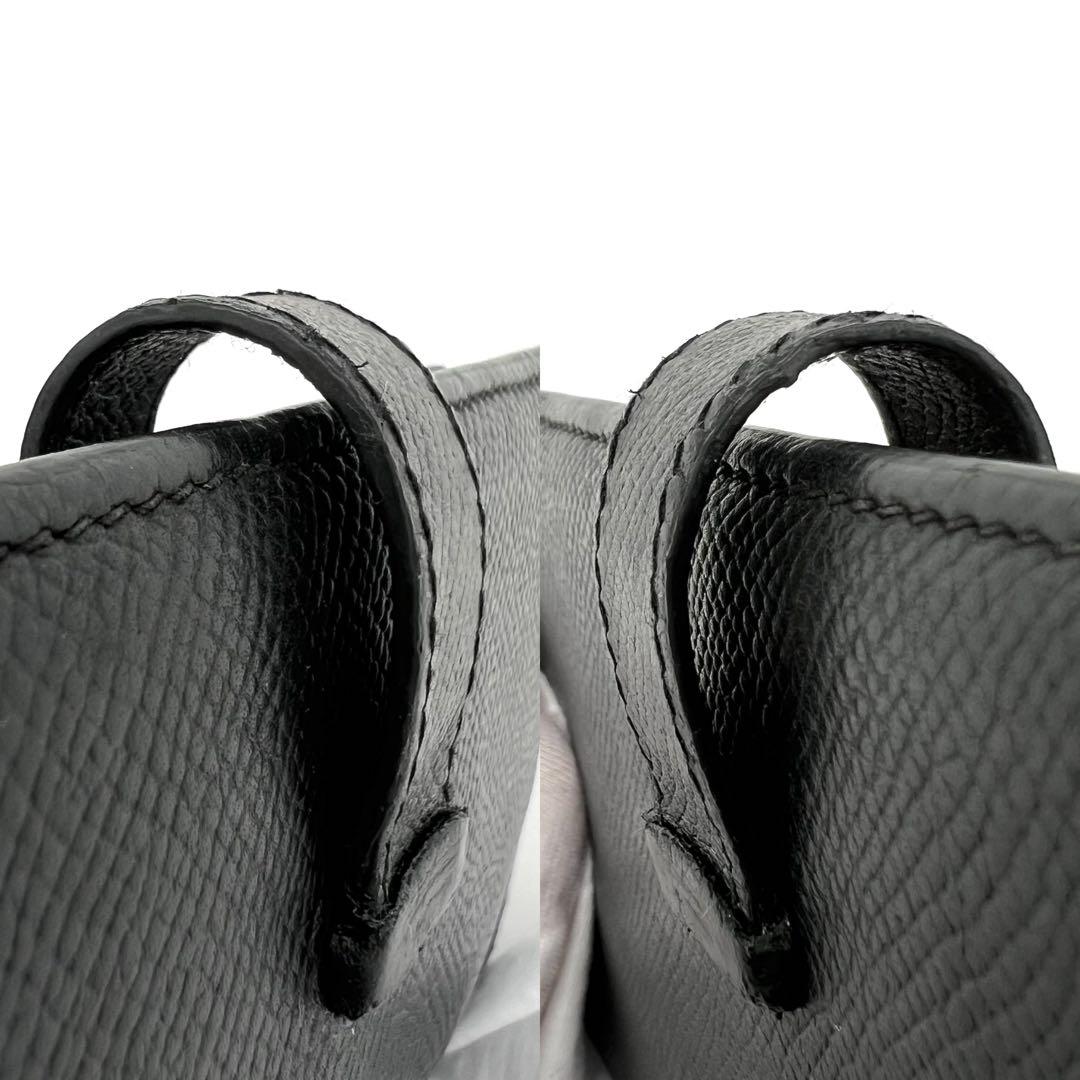 エルメス HERMES べアン クラシック エプソン ブラック シルバー