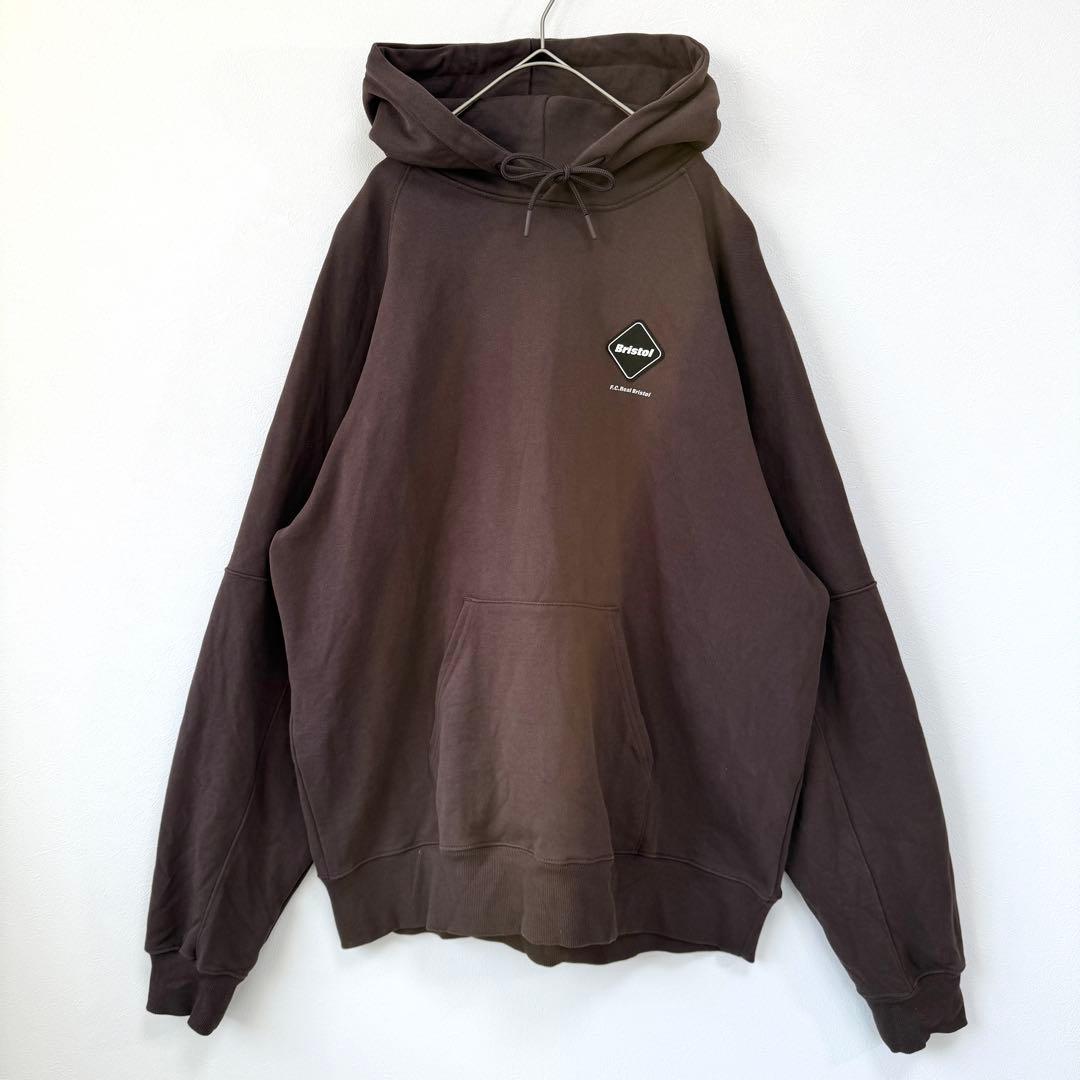 【即完売✨】F.C.レアルブリストル ビッグロゴ バギースウェットフーディ XL