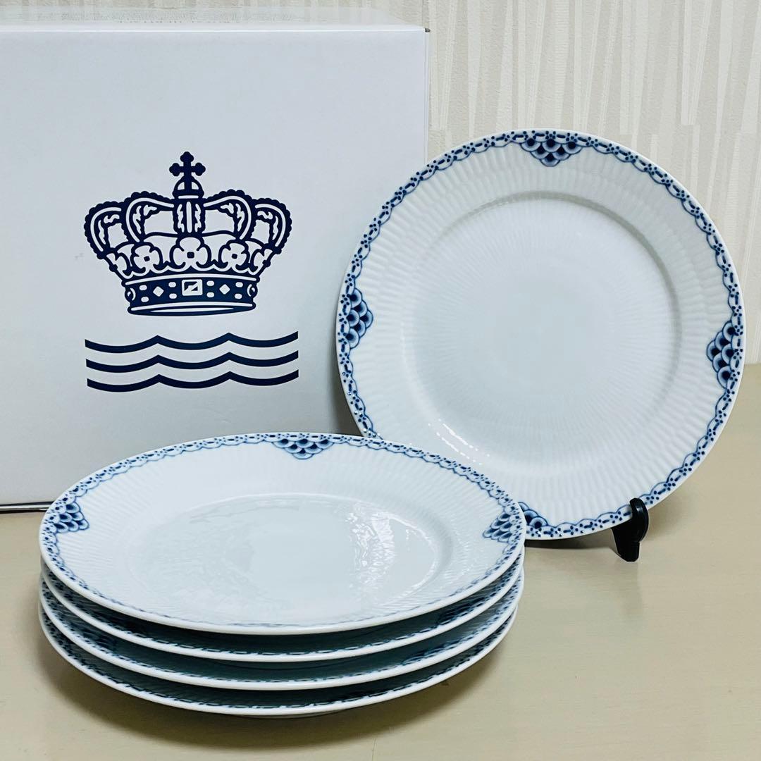 未使用 ロイヤルコペンハーゲン プリンセス プレート 皿 19cm 5枚セット