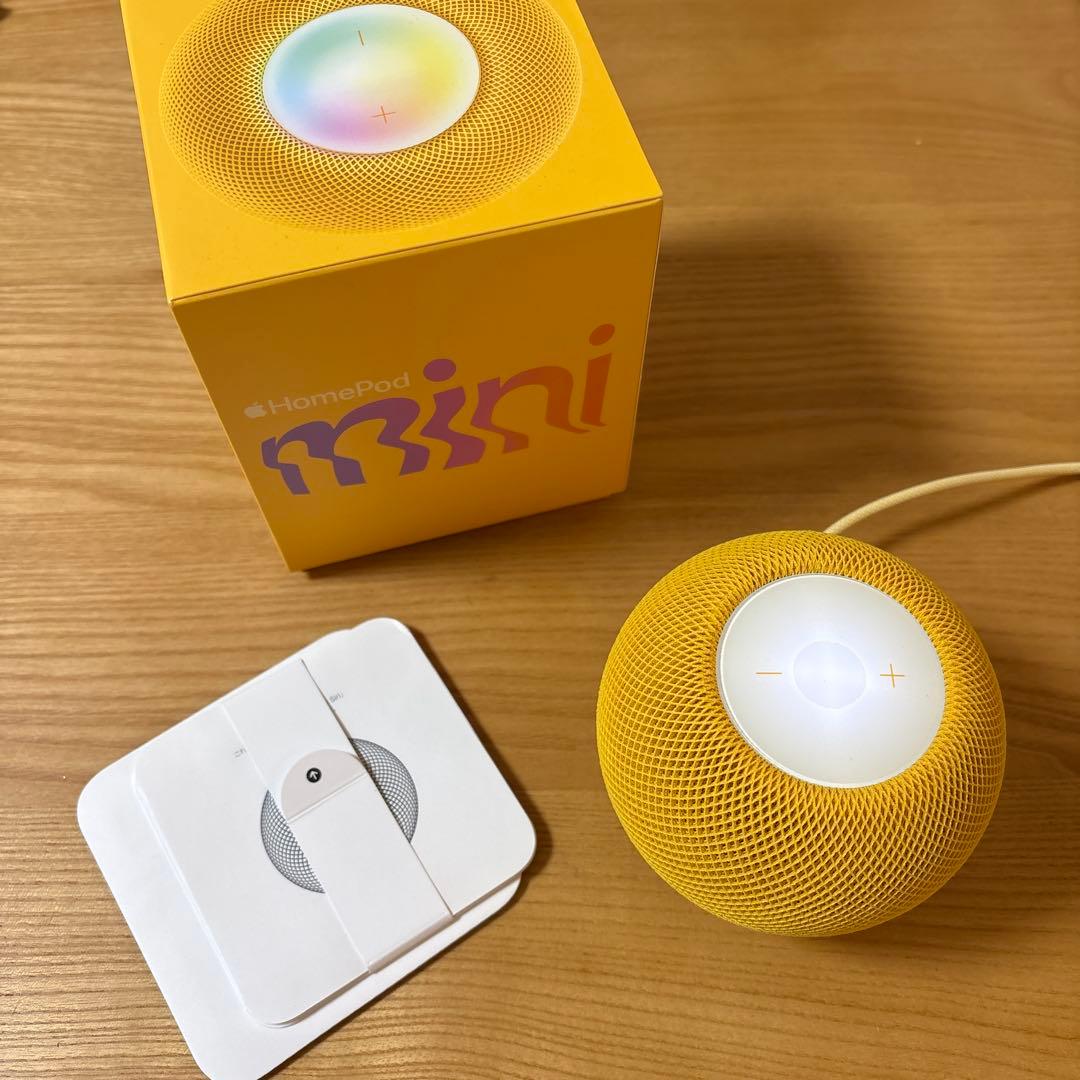 [美品]Apple スマートスピーカー Pod mini イエロー