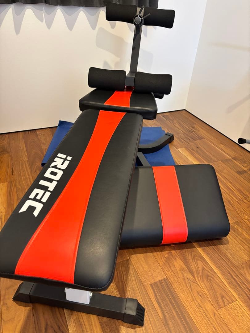 【美品ほぼ未使用】IROTEC アイロテック マルチポジションベンチ 筋トレ