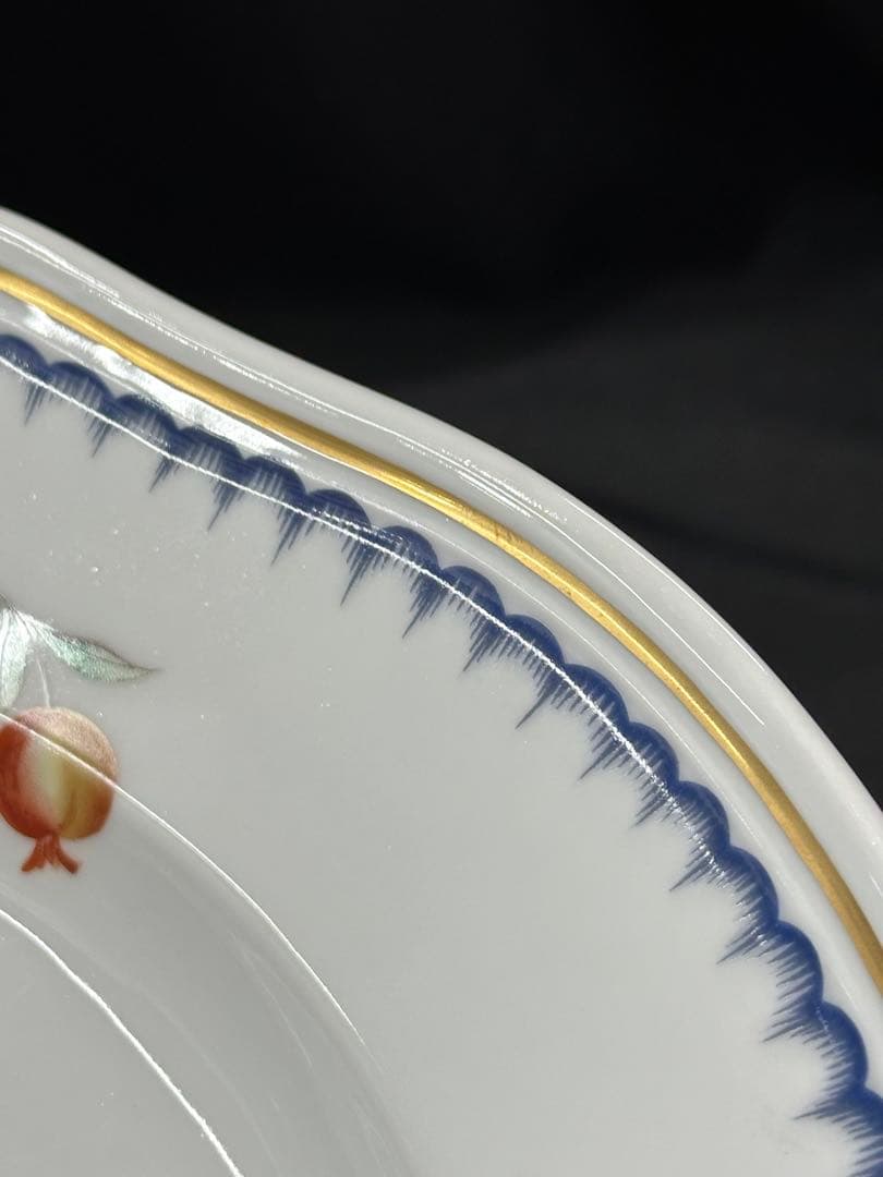 【USED美品】Richard Ginori イタリアンフルーツ　オーバル　大皿