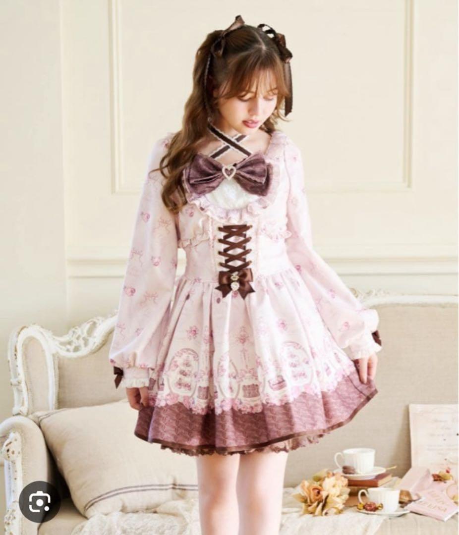 ♡ LIZLISA Melty Chocolate ワンピース ピンク ♡