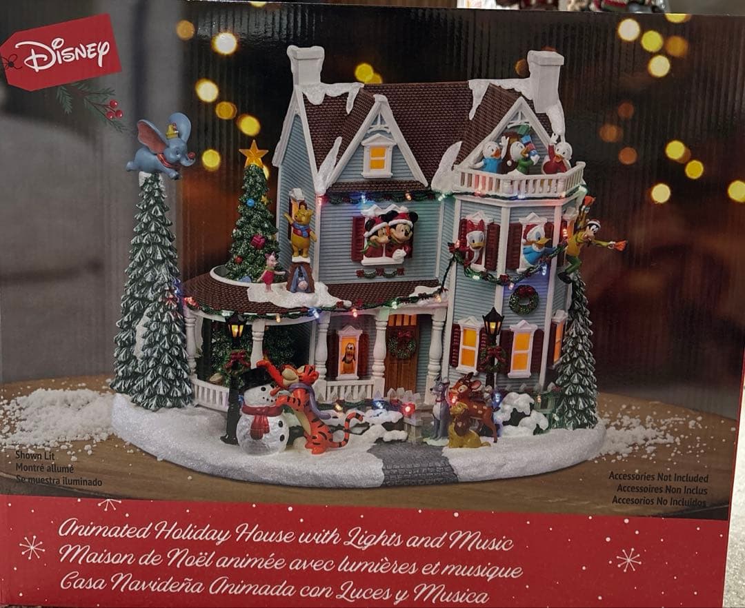 新品未使用ディズニー　Animated Holiday House Costco