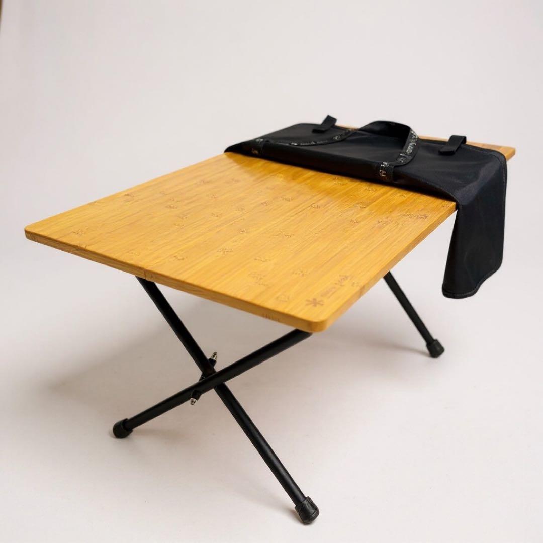  peak スノーピーク ワンアクションローテーブル竹 ブラック 限定