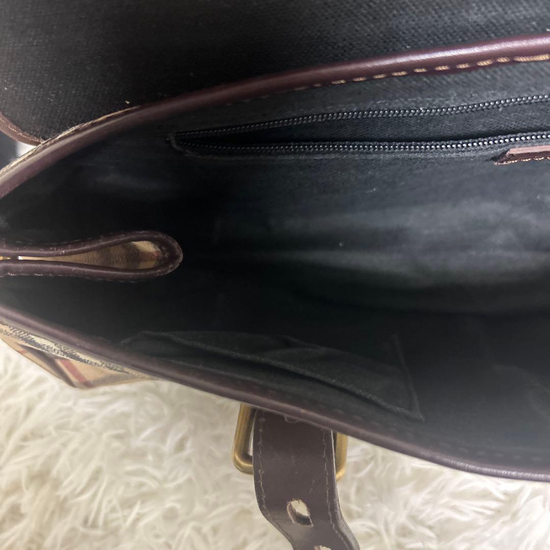 【希少デザイン】バーバリー BURBERRY ミニボストンバッグ ハンドバッグ