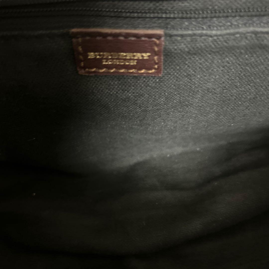 【希少デザイン】バーバリー BURBERRY ミニボストンバッグ ハンドバッグ