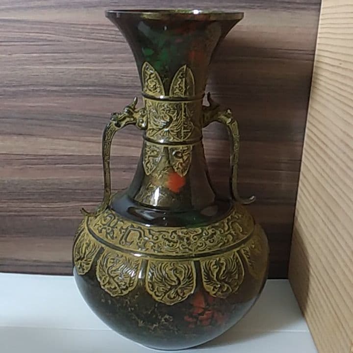 花瓶　木箱あり