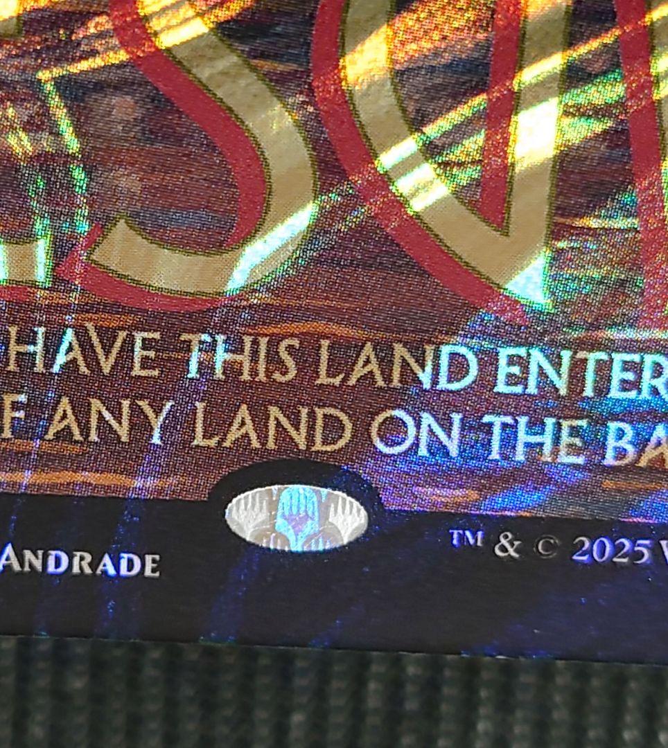 mtg 稀少個体 ハローFOIL フルアート ヴェズーヴァ 英語 sld slc