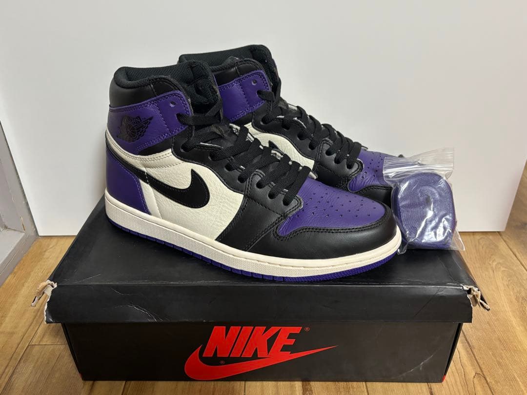 靴 Nike Air Jordan 1 Court Purple\