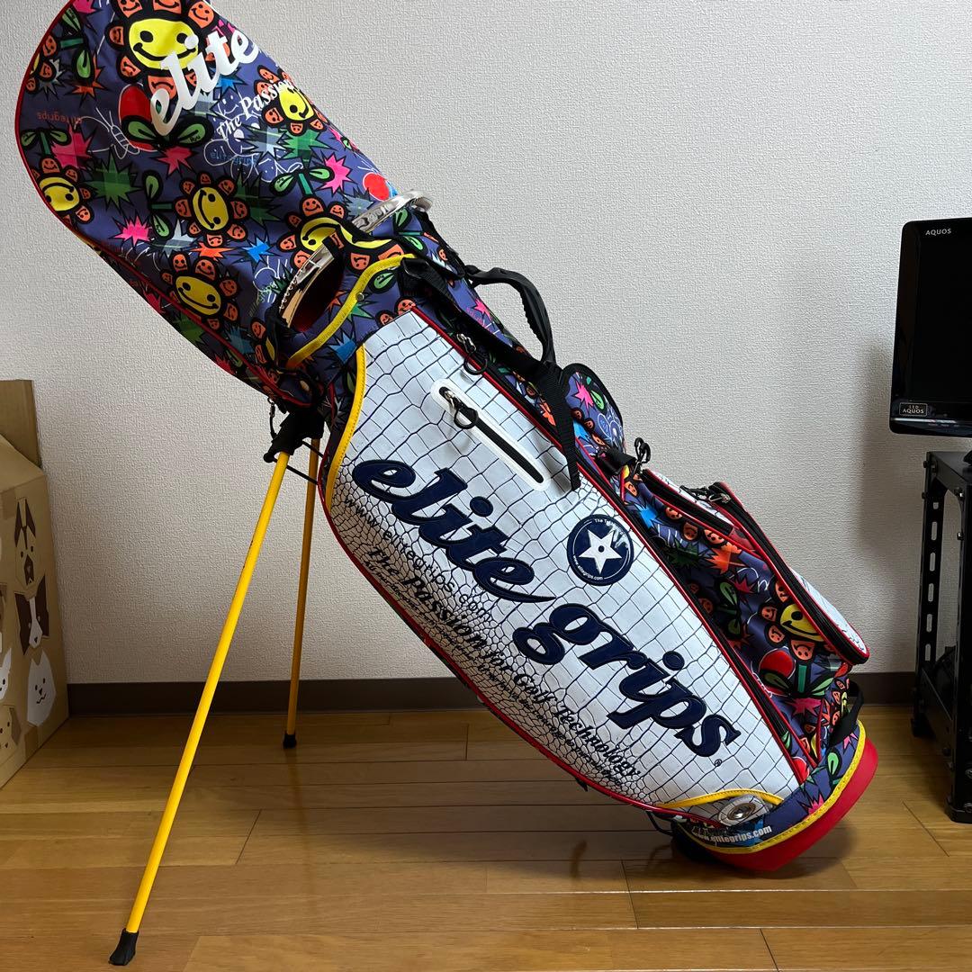 【数量限定モデル】エリートグリップ キャディバッグ ハッピークロコ 9.5インチ