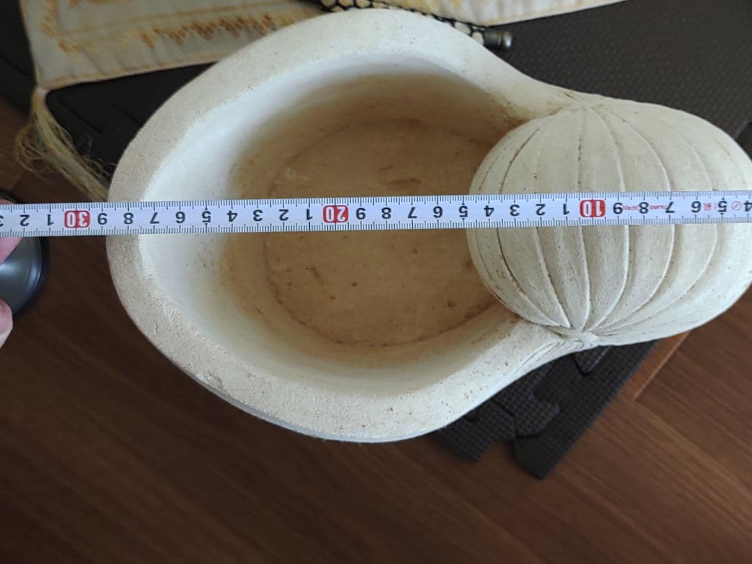 バリ 砂岩彫刻 アンモナイト！【超美品】【希少品】