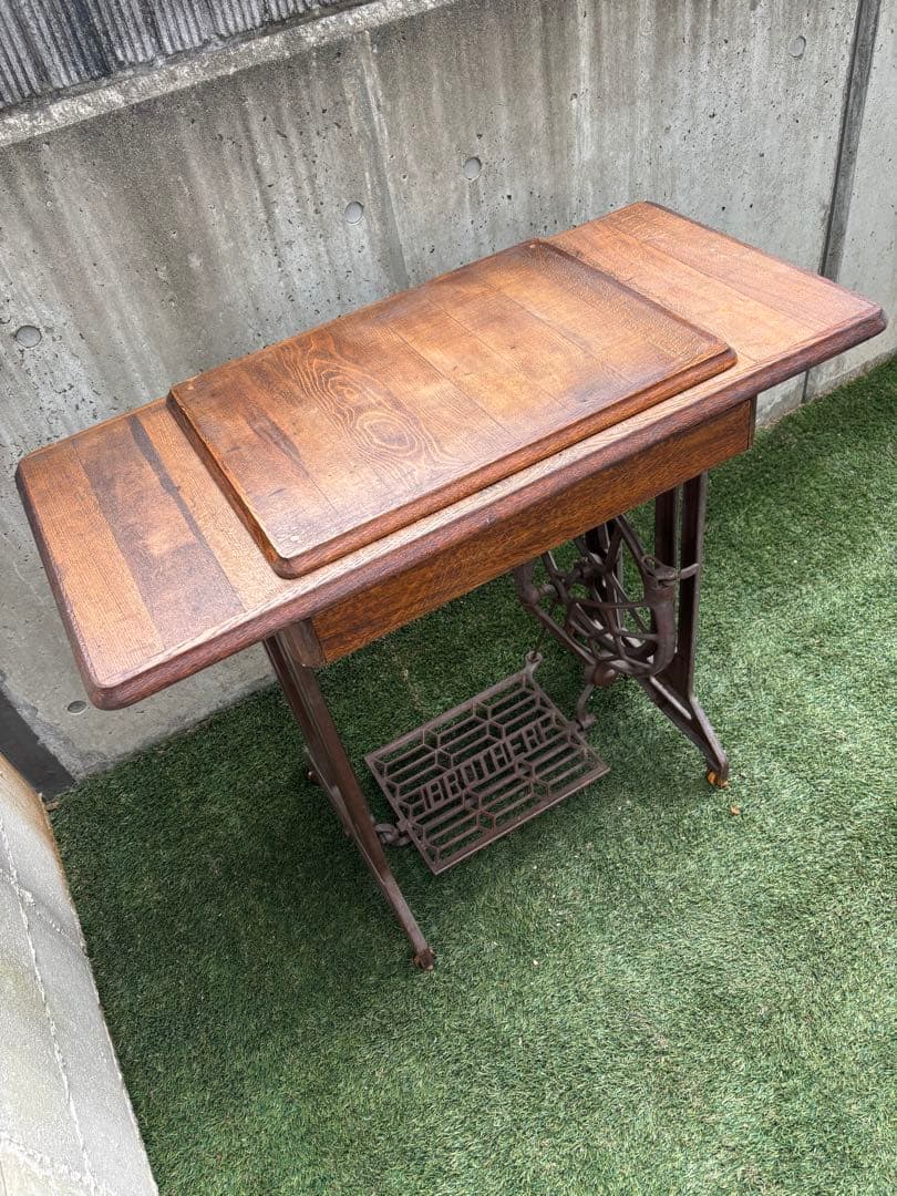 【引取限定】Brother ミシン台 リメイクテーブル