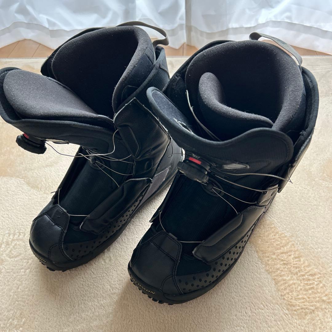 SALOMON スノーボードBOAブーツ ブラック28.0cm