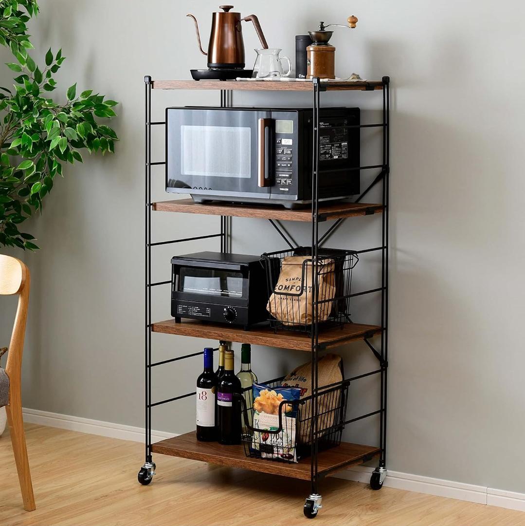 山善(YAMAZEN) ラック MWS-12644C(BBR/SBK)