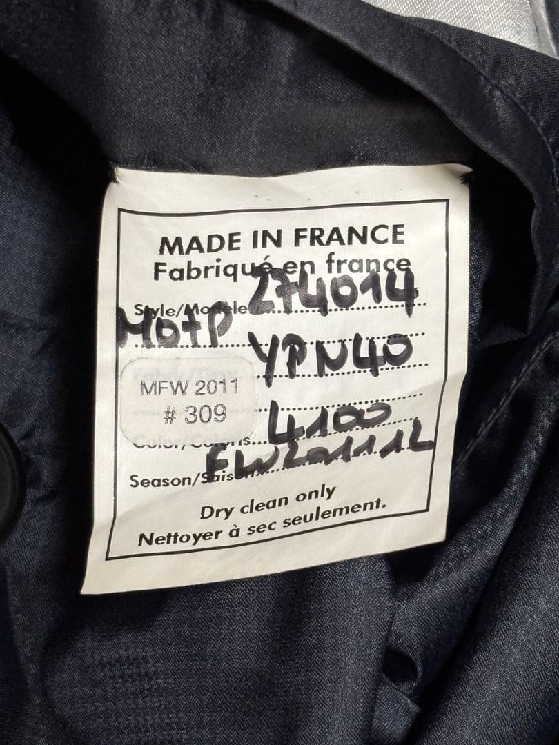 Yves Saint Laurent ナイロントレンチコート　2011aw