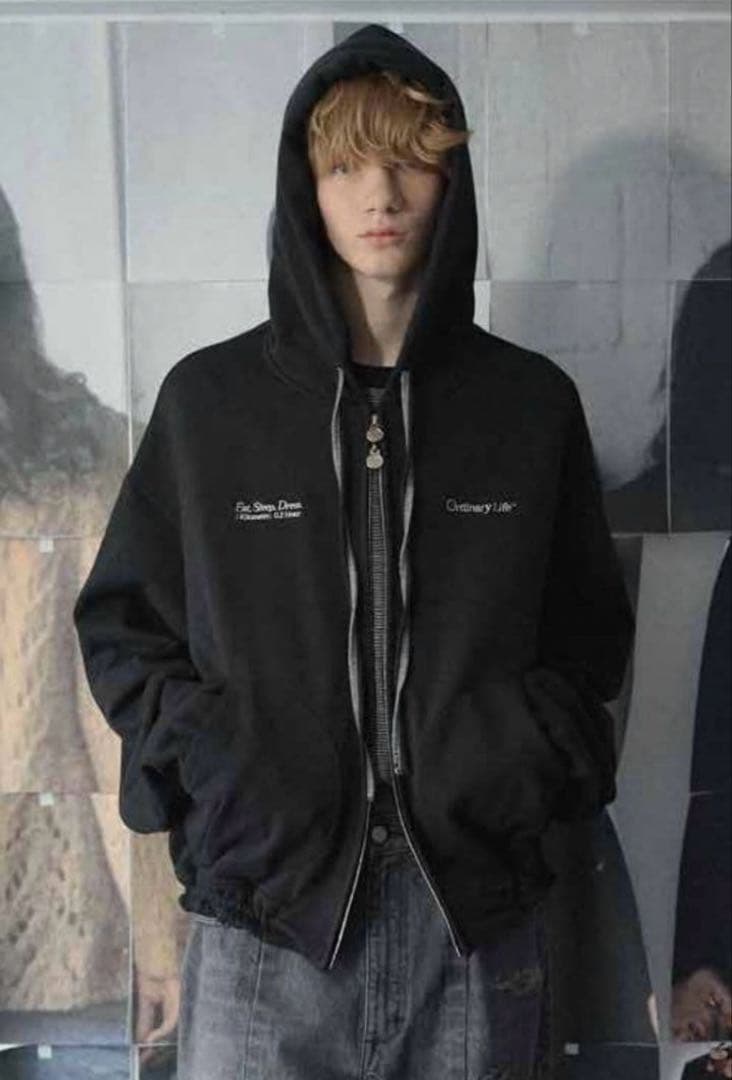 トップス 25AW/ORDINARY OLD STYLE ZIP HOODIE