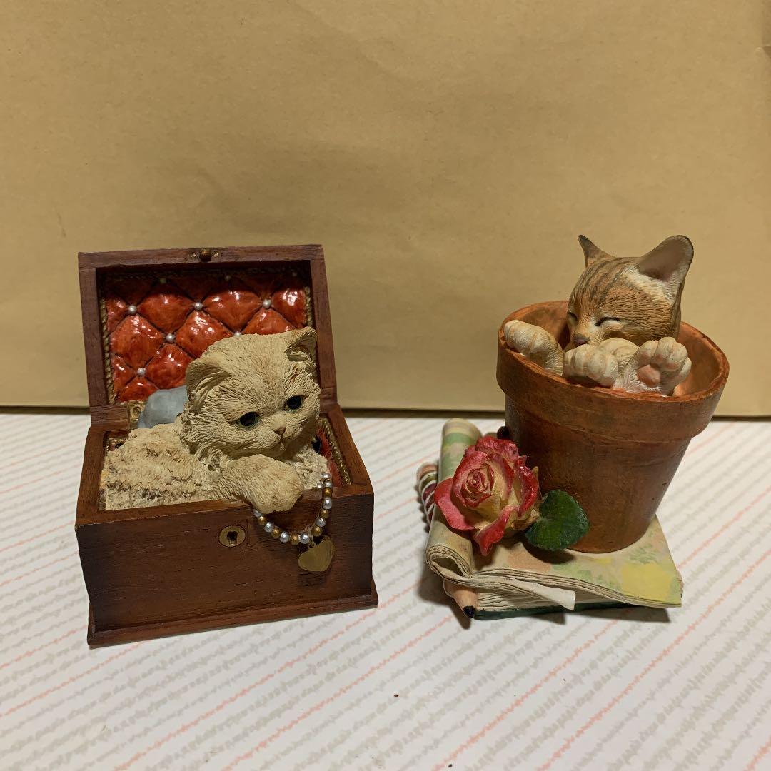 Country Artists ネコ　置物