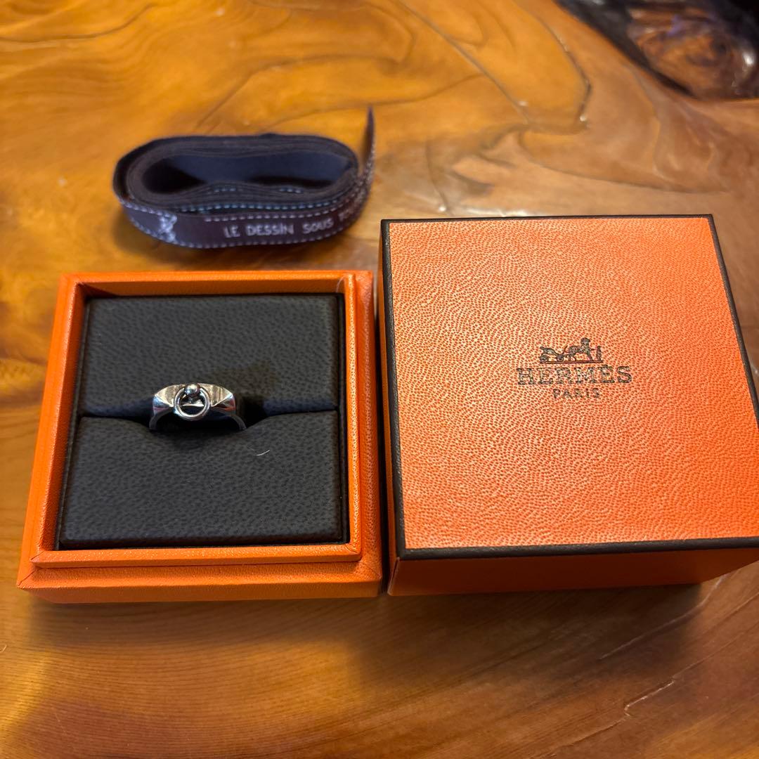 た*き様 HERMES エルメス　コリエドシアン　PM 49シルバー　 保証書付