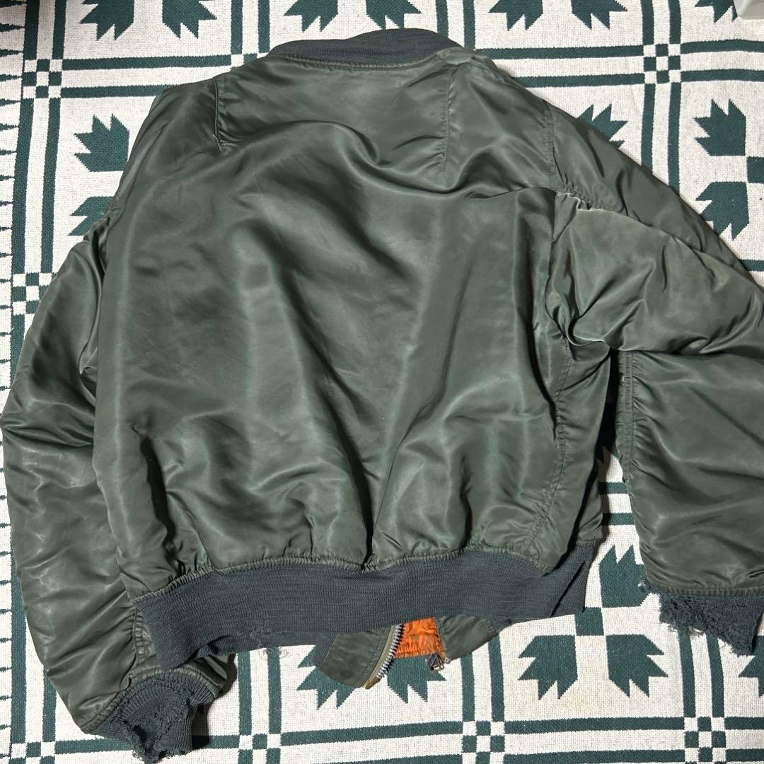 【70s ビンテージ】 MA-1 フライトジャケット 中期モデル 米軍実物