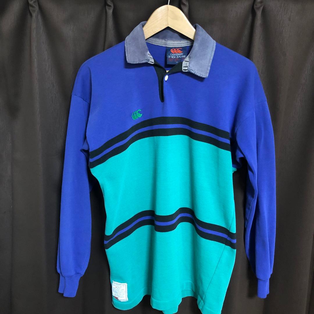 超絶希少　ニュージーランド製CANterbury 長袖ポロシャツ
