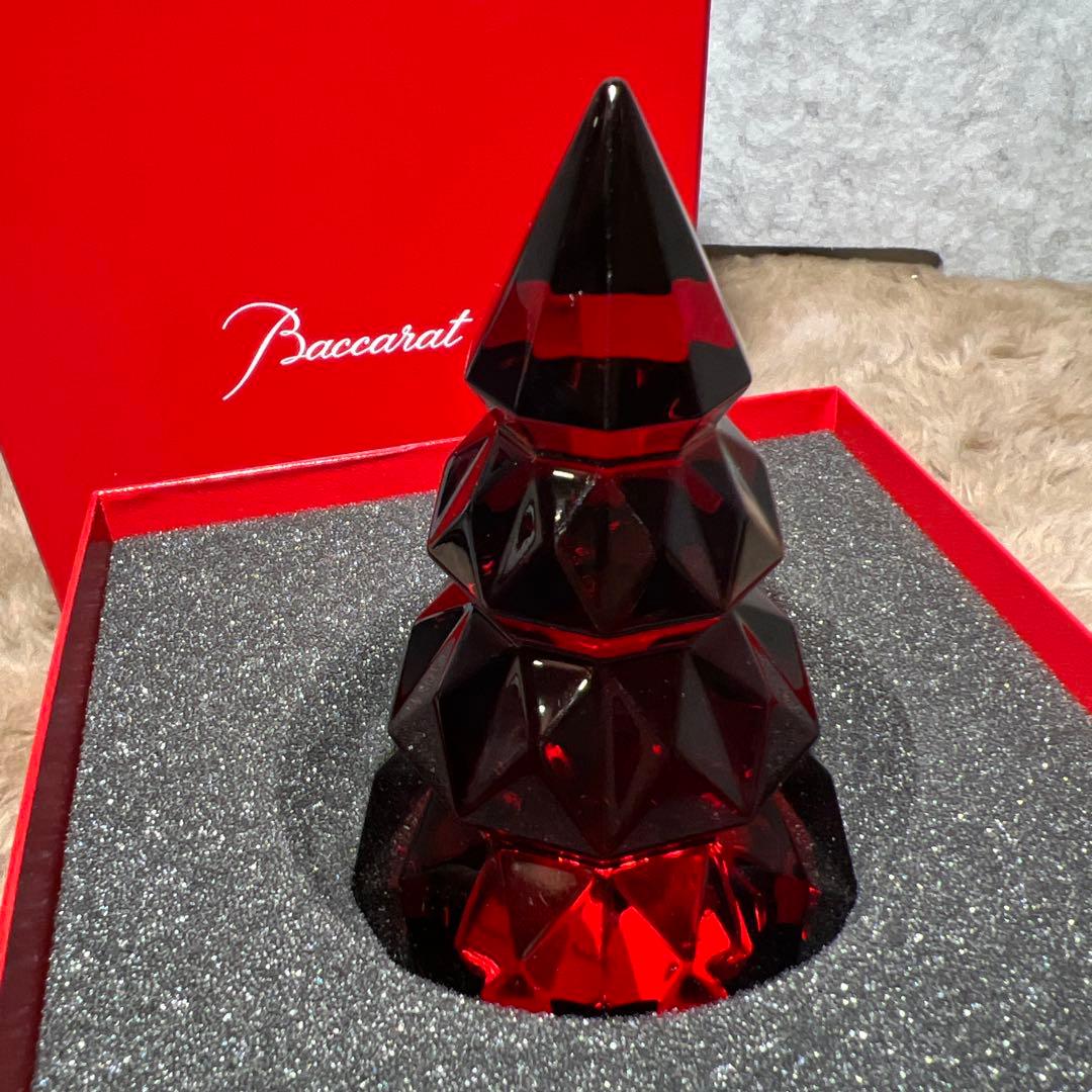 バカラ Baccarat クリスマスツリー ルクソール S 13cm レッド